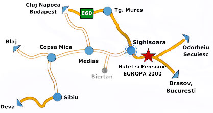 Harta Complex Europa 2000Albesti